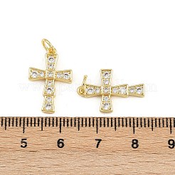 Colgante micropavé cubic zirconia de latón&nbsp;KK-A269-43G