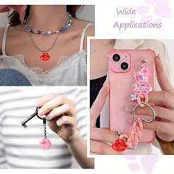 10pcs 2 couleurs pendentifs en résine opaque&nbsp;RESI-YW0003-46
