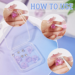 DIY Diamant-Glasflaschen-Anhänger-Bausätze&nbsp;DIY-TA0012-40A