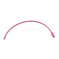 Peinture de cuisson porte-clés en fil de câble en acier inoxydable&nbsp;AJEW-WH0413-15S