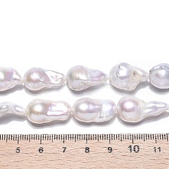 Natürliche Barockperle Keshiperlen Stränge&nbsp;PEAR-S019-02D-01