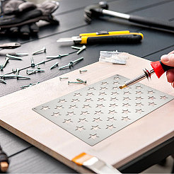 Stern 201 Stanzschablonen aus Edelstahl&nbsp;DIY-WH0002-52