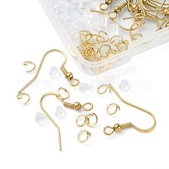 30 pieza de ganchos para pendientes franceses de acero inoxidable 304&nbsp;STAS-YW0001-58