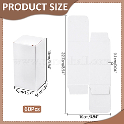 Faltbare Versandkartons aus Kraftpapier&nbsp;CON-WH0100-63B