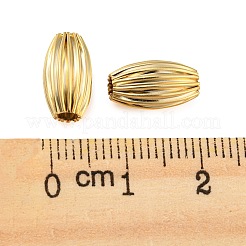 Perline di ottone ecocompatibili con placcatura a cremagliera&nbsp;KK-M257-16G