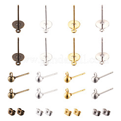 Messing Ohrstecker Zubehör&nbsp;KK-TA0007-78