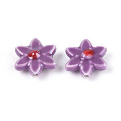 Perles en porcelaine manuelles&nbsp;PORC-N008-10E-01
