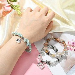 Naturali perline in misti estendono bracciali&nbsp;BJEW-JB03860