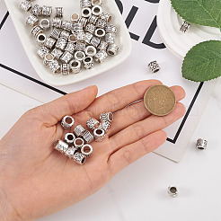 100 Stück 10 Stile tibetischer Stil europäische Perlen&nbsp;FIND-KS0001-17