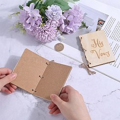 Kreative Grußkarten aus Holz&nbsp;DIY-WH0349-171D