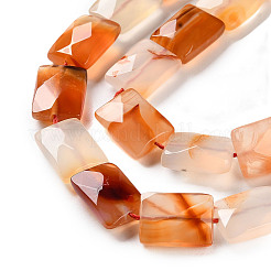 Filo di perline di agata naturale&nbsp;G-H024-G01-01