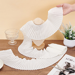 Rubans de dentelle plissée en polyester de 3 mètre&nbsp;OCOR-WH0089-177B
