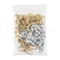 2 Stück Acryl-Verbindungstaschen-Verlängerungsketten&nbsp;HJEW-FS00091-01