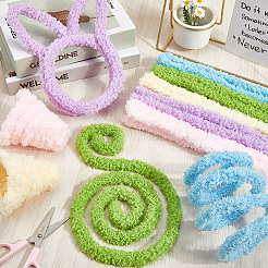 10 Stück 5 Farben Korallenfleece-Sticks&nbsp;DIY-CP0011-74B