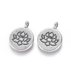 Tibetischer stil Aluminium Anhänger & Charms&nbsp;TIBE-S301-015TAS-NR