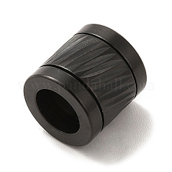 304 Edelstahl glasierte europäische Perlen&nbsp;STAS-M308-11C