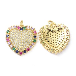 Pendentif en laiton avec zircone à micro-pavé&nbsp;ZIRC-C021-27G