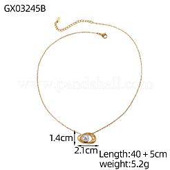 Halsketten aus Edelstahl 304&nbsp;STAS-OY011-63G