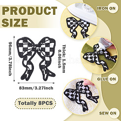 8 pièce de patchs pour vêtements en polyester&nbsp;DIY-TA0015-30A