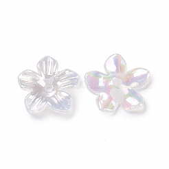 Transparentes bouchons acrylique de perles&nbsp;X-OACR-E013-11