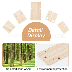 20 Stück Ohrring-Organizer-Boards aus Holz in 5 Stilen&nbsp;EDIS-NB0001-07
