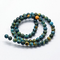 Perline malachite fili sintetici&nbsp;X-G-I199-32-8mm-E