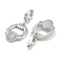 Boucles d'oreilles pendantes en acier inoxydable 304&nbsp;EJEW-L283-083P