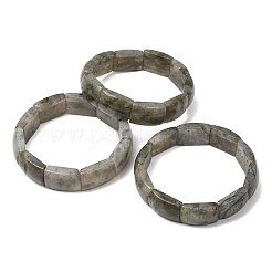 Bracelets extensibles rectangulaires en perles de labradorite naturelle pour femmes et hommes&nbsp;GG-CBA9ACE-C09