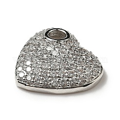 Breloques en laiton avec zircone cubique de micro pave&nbsp;KK-I276-35P