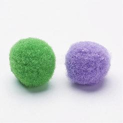Diy Puppe Handwerk Polyester hoch-elastischen Pom Pom Ball&nbsp;FIND-WH0001-12mm