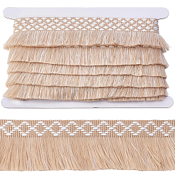 10 yard di passamaneria con frange in poliestere&nbsp;DIY-GF0014-53