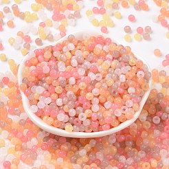 6/0 perle di semi di vetro imitazione giada&nbsp;SEED-T006-04A-01