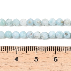 Larimar Naturperlen Stränge&nbsp;G-B175-D08-4mm