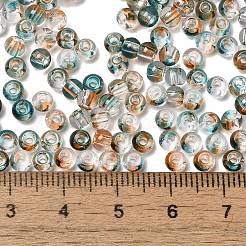Perles rondes en verre de couleurs transparentes&nbsp;SEED-F006-05A-10