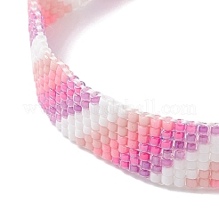 Armbänder aus Glasperlen in Farbverlauf für Damen&nbsp;BJEW-MZ00210