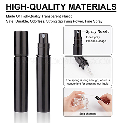 80 juego de botellas pulverizadoras de plástico de 3 ml con 2 mini embudos de plástico transparente.&nbsp;MRMJ-BC0003-28B
