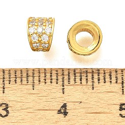 925 Sterling Silber Mikropavé klare Zirkonia Perlen&nbsp;STER-B006-10B-G