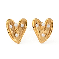 Pendientes de botón de acero inoxidable 304&nbsp;EJEW-G423-29D-G