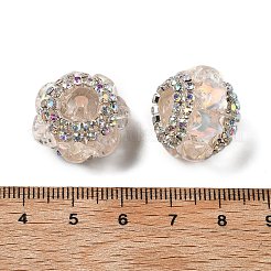 Perline rondelle di strass acrilici&nbsp;OACR-S048-02D