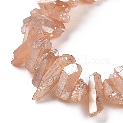 Brins de perles de cristal de quartz naturel&nbsp;G-K181-B26