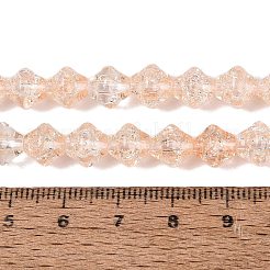 Transparent Knistern Glasperlen Stränge&nbsp;GLAA-Q115-04A-09