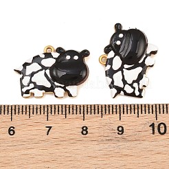 Anhänger aus bedrucktem Edelstahl 304 mit Emaille&nbsp;SA-CBADC81-08G-01