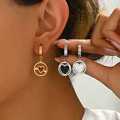 Pendientes de aro de acero inoxidable 201&nbsp;OM1741-3