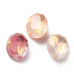 Galvanisieren k9 glas strass cabochons&nbsp;RGLA-M016-D01-AM