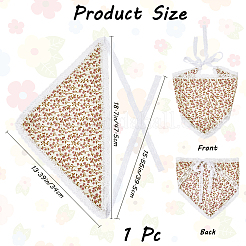 Dreieckige Bandanas mit Blumendekor aus Spitze&nbsp;OHAR-WH20005-08B