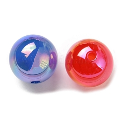 Perline acriliche iridescenti opache con placcatura uv&nbsp;SACR-A001-03
