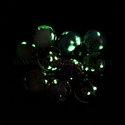 Perline luminose fatte a mano con sabbia dorata&nbsp;LAMP-N024-05A-03