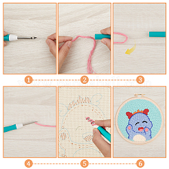 Punch Needle Stickerei Starter Kits für Anfänger&nbsp;EMBR-WH20816-001B
