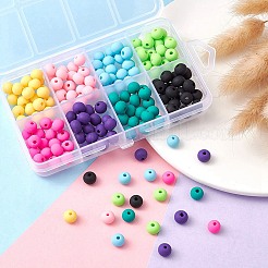 176 Stück 8 Farben handgefertigte Polymer Clay Perlen&nbsp;CLAY-YW0001-81