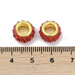 Legierung Strass Ton Pflaster Perlen&nbsp;ALRI-D300-04G-16